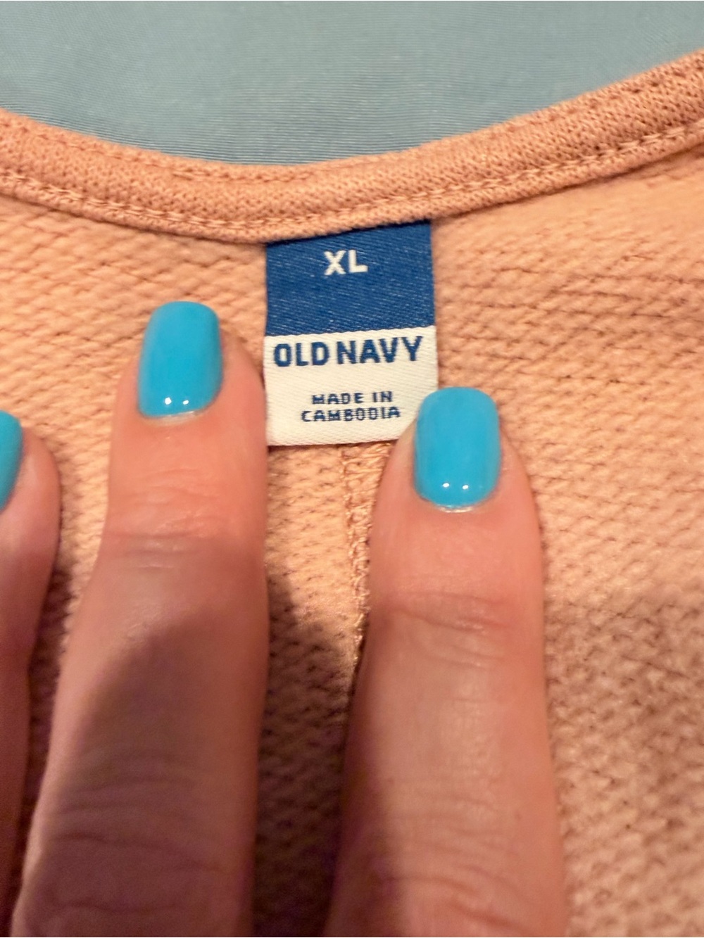 Old Navy Pink Sleeveless Fleece Lounge Jumpsuit Wide Leg Pockets XL Cotton Blend - Picture 6 of 10